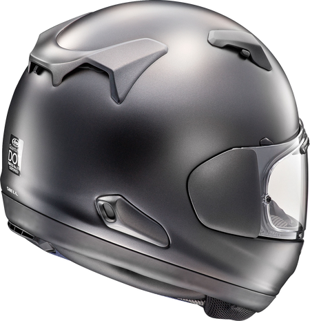 Arai Quantum-X Solid — Black Frost — angle 2