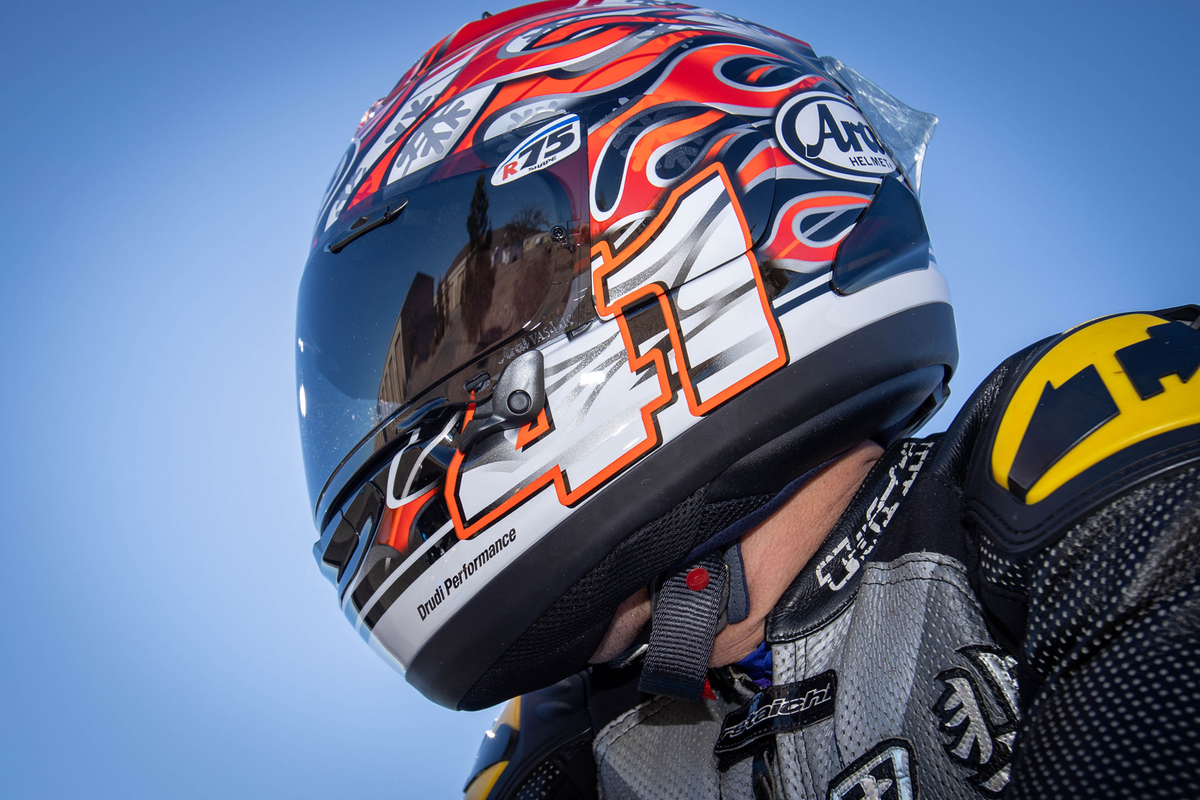Arai Corsair-X Haga GP — Haga GP — angle 3