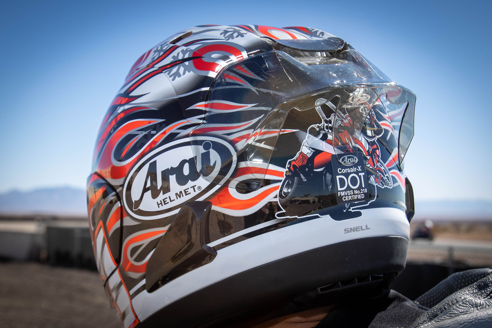 Arai Corsair-X Haga GP — Haga GP — angle 4