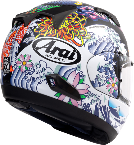 Arai Quantum-X Oriental — Oriental Black Frost — angle 5