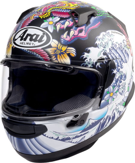 Arai Quantum-X Oriental — Oriental Black Frost