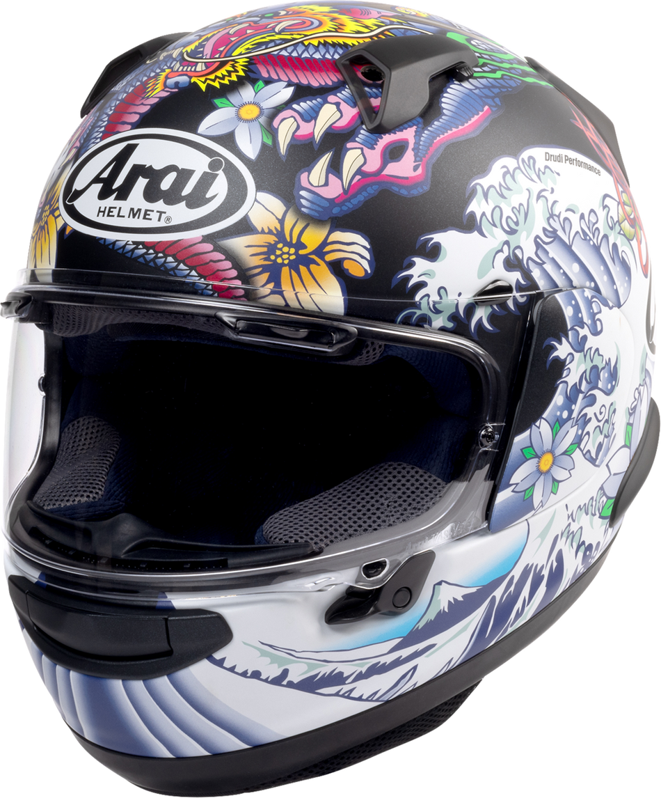 Arai Quantum-X Oriental — Oriental Black Frost