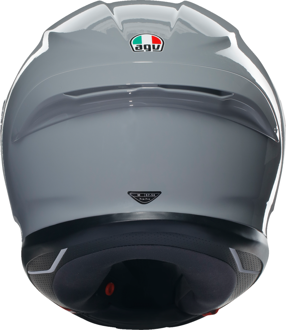 AGV K6 S Solid — Nardo Gray — angle 4