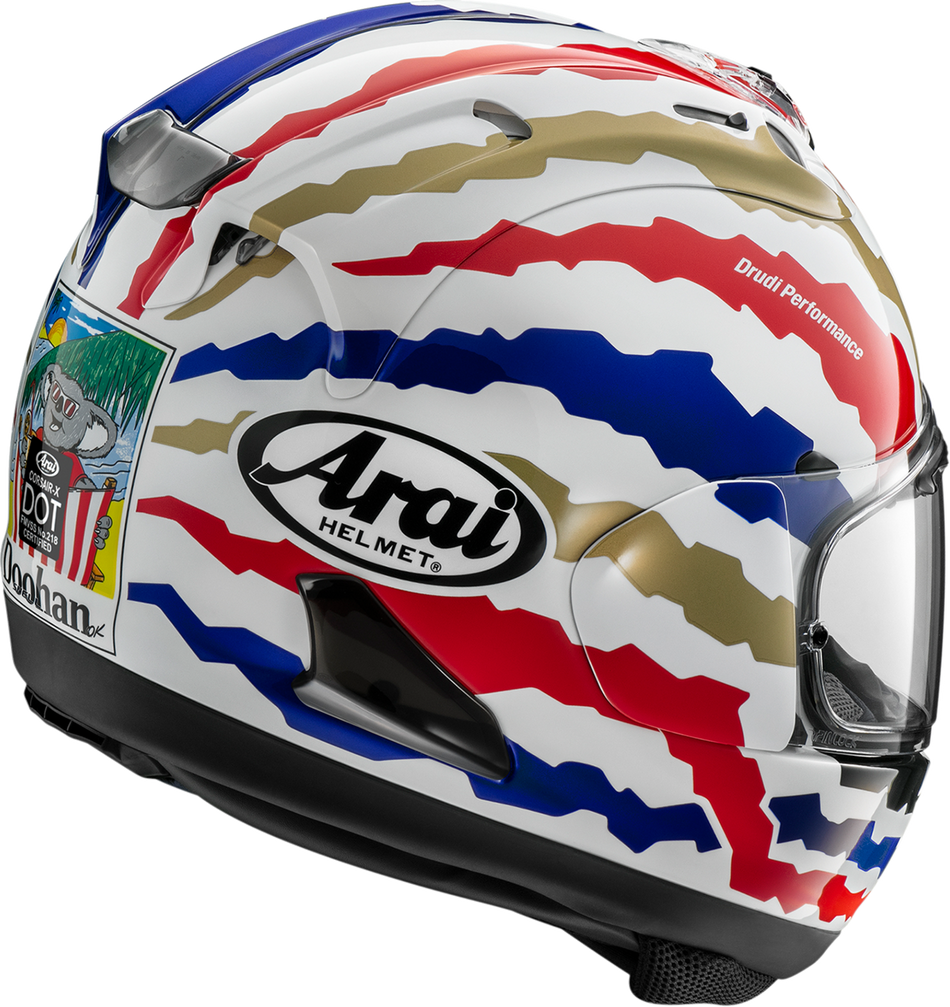 Arai Corsair-X Doohan Restyle — Doohan Restyle — angle 2