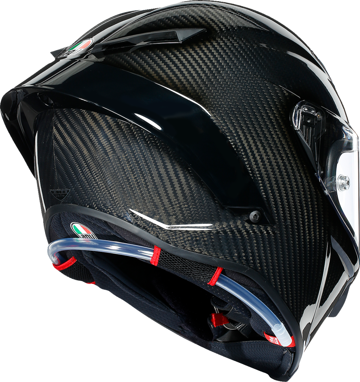 AGV Pista GP RR Carbon — Glossy Carbon — angle 3