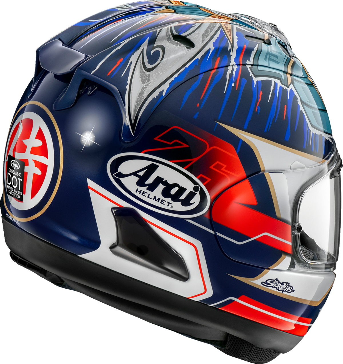 Arai Corsair-X Dani Samurai-3 — Dani Samurai-3 — angle 2