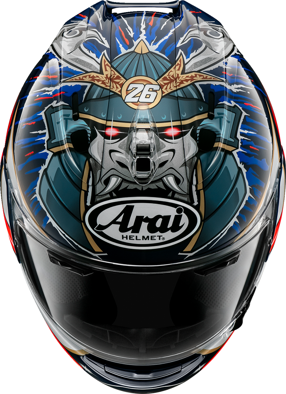 Arai Corsair-X Dani Samurai-3 — Dani Samurai-3 — angle 3