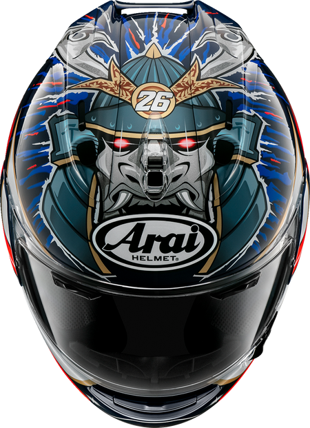 Arai Corsair-X Dani Samurai-3 — Dani Samurai-3 — angle 3