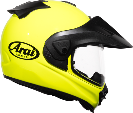 Arai XD-5 Solid — Fluorescent Yellow — angle 4