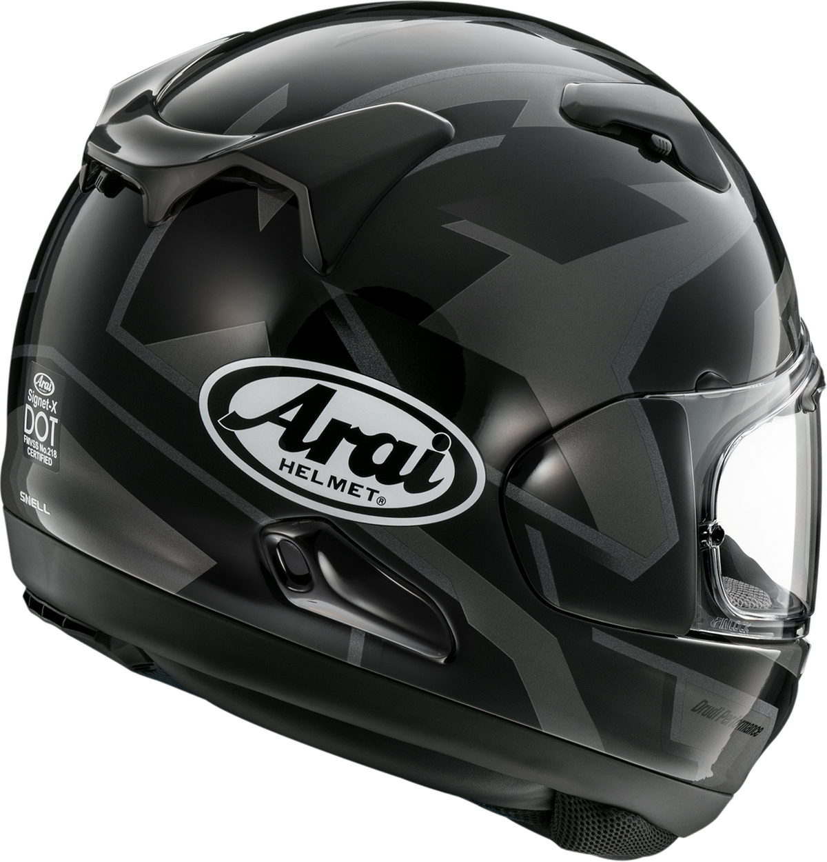 Arai Signet-X Robotik — Robotik Black — angle 2