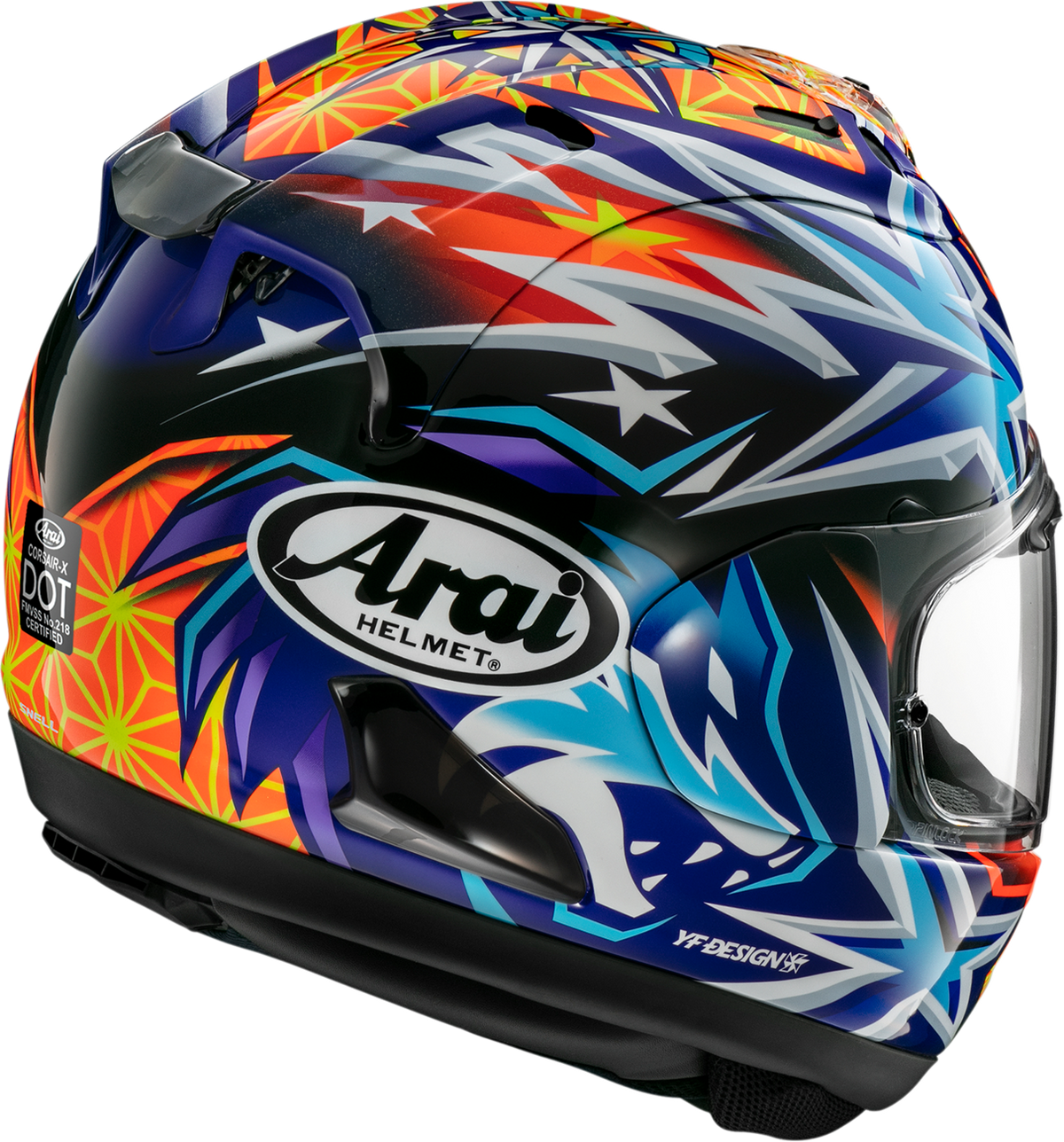 Arai Corsair-X Okamoto Compass — Okamoto Compass — angle 2