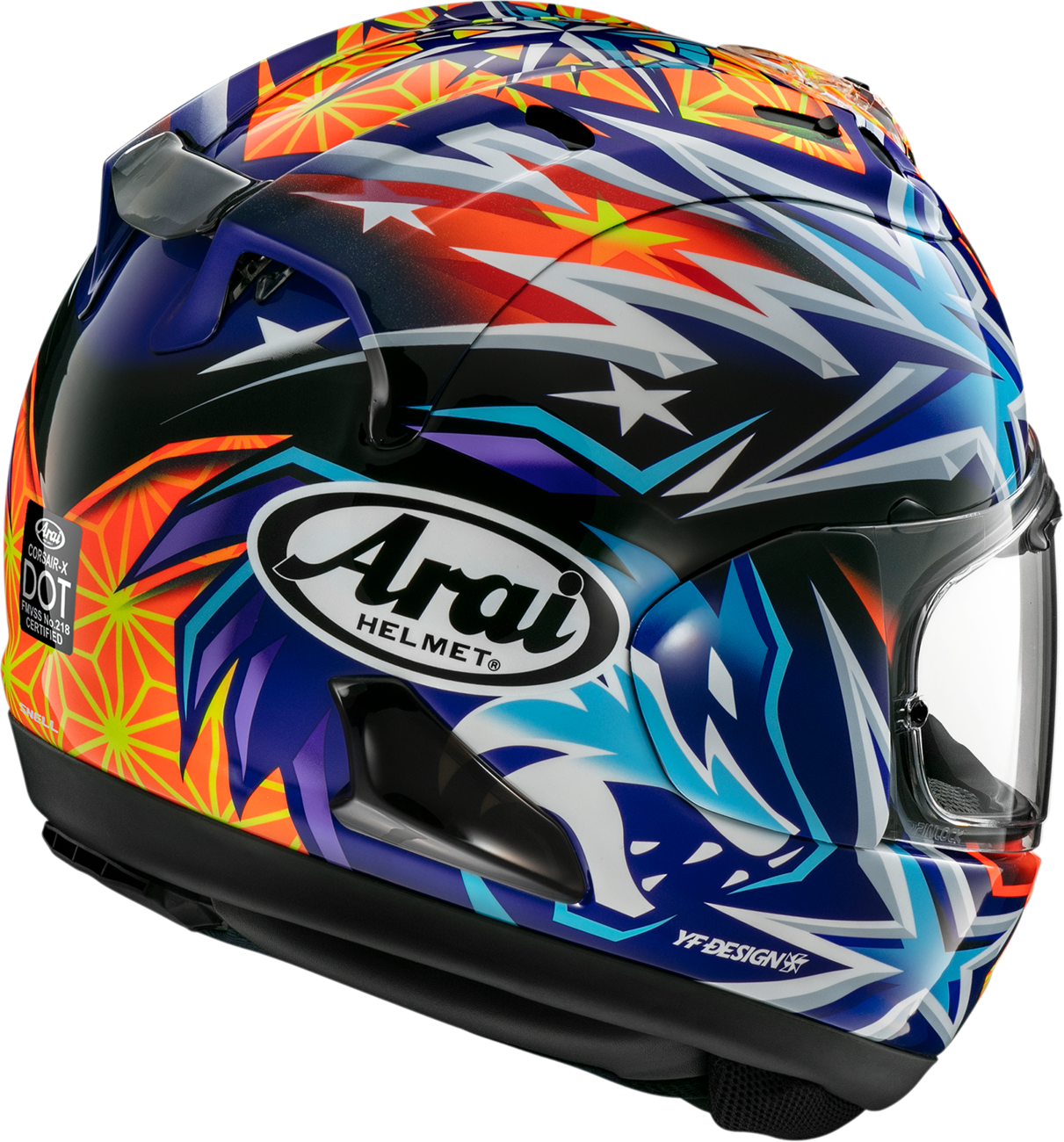 Arai Corsair-X Okamoto Compass — Okamoto Compass — angle 2