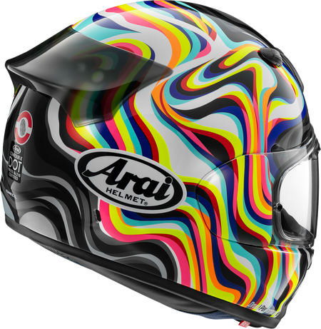 Arai Contour-X Swirl — Swirl White — angle 2