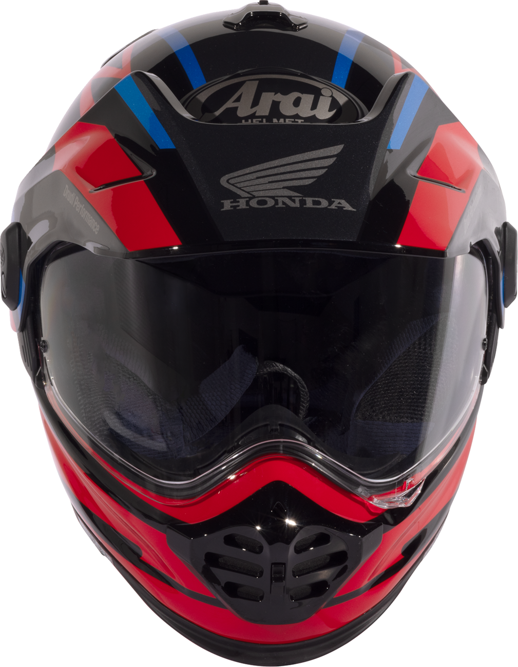 Arai XD-5 Honda Africa Twin — Honda Africa Twin Red — angle 2