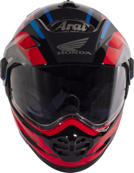 Arai XD-5 Honda Africa Twin — Honda Africa Twin Red — angle 2