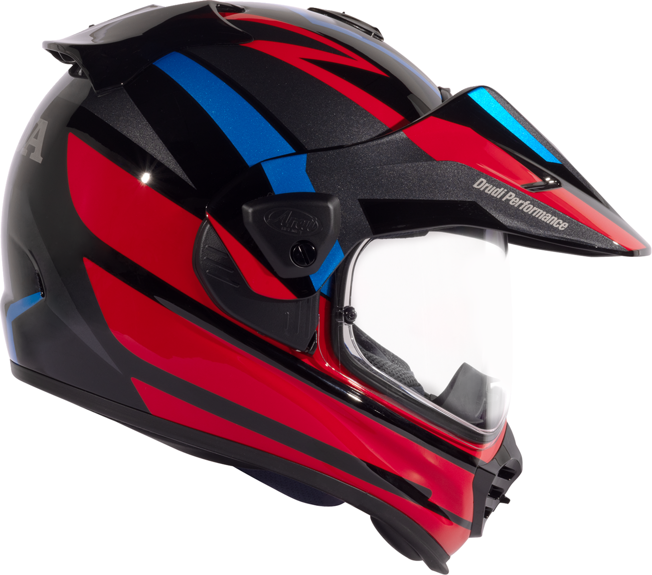 Arai XD-5 Honda Africa Twin — Honda Africa Twin Red — angle 4
