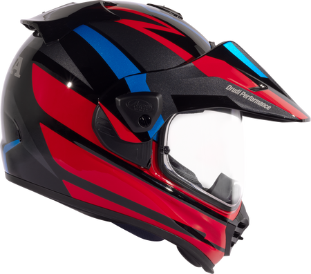 Arai XD-5 Honda Africa Twin — Honda Africa Twin Red — angle 4