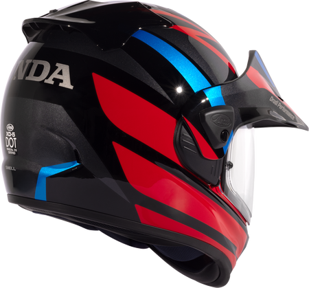 Arai XD-5 Honda Africa Twin — Honda Africa Twin Red — angle 5
