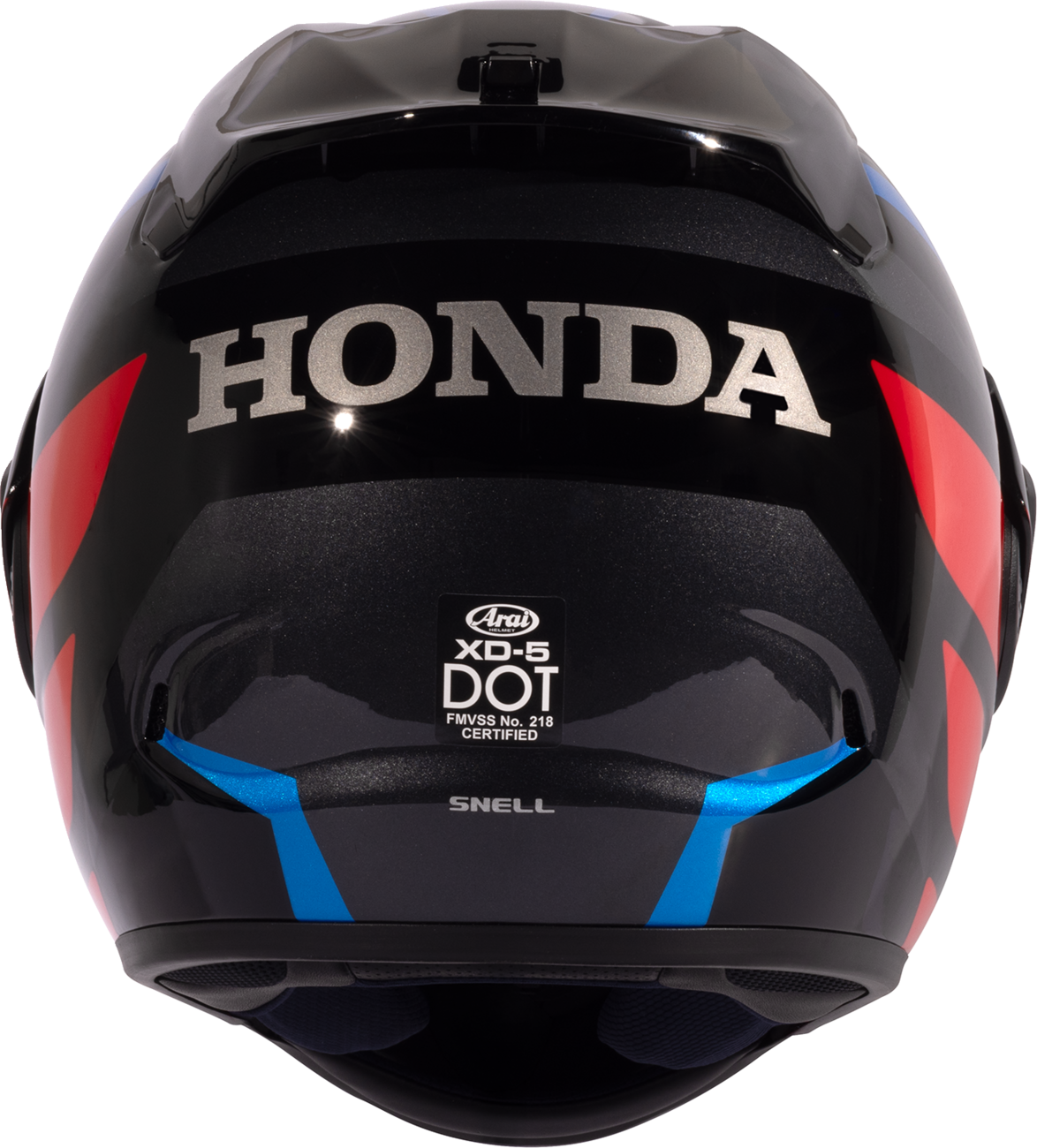 Arai XD-5 Honda Africa Twin — Honda Africa Twin Red — angle 6