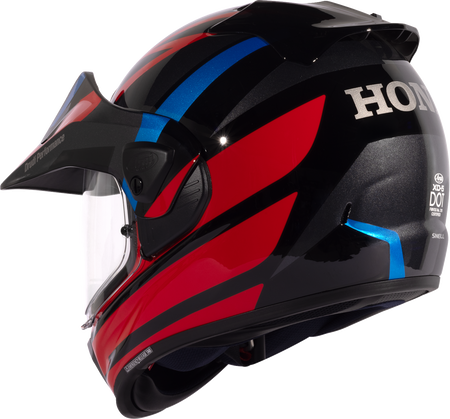 Arai XD-5 Honda Africa Twin — Honda Africa Twin Red — angle 7
