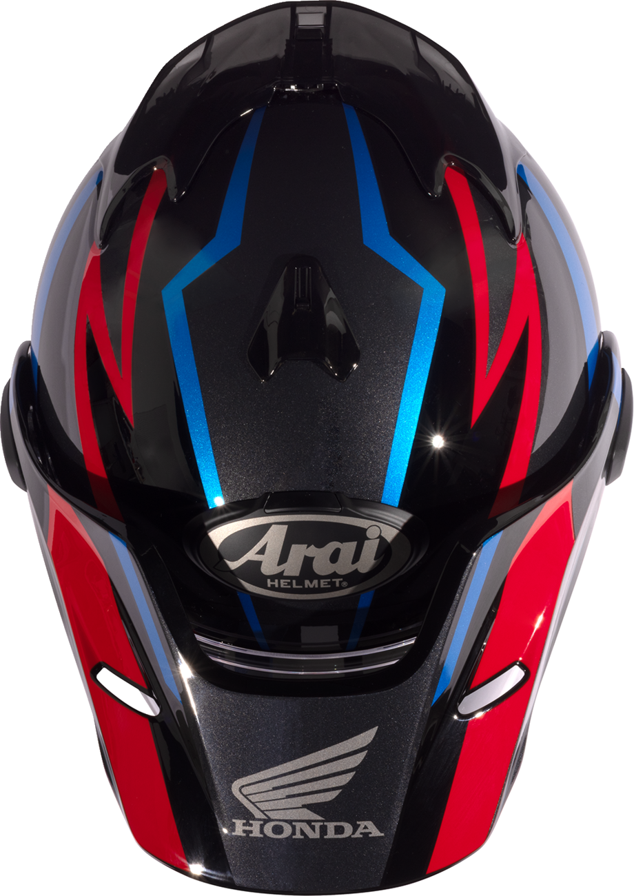 Arai XD-5 Honda Africa Twin — Honda Africa Twin Red — angle 9
