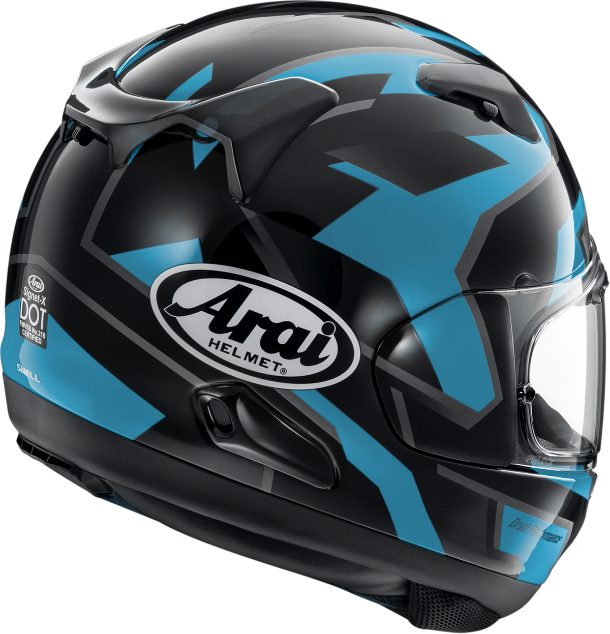 Arai Signet-X Robotik — Robotik Blue — angle 2