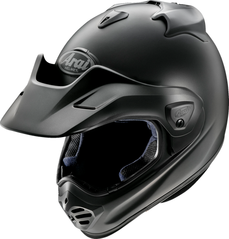 Arai XD-5 Solid — Black Frost — angle 3