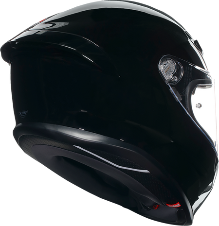AGV K6 S Solid — Black — angle 3