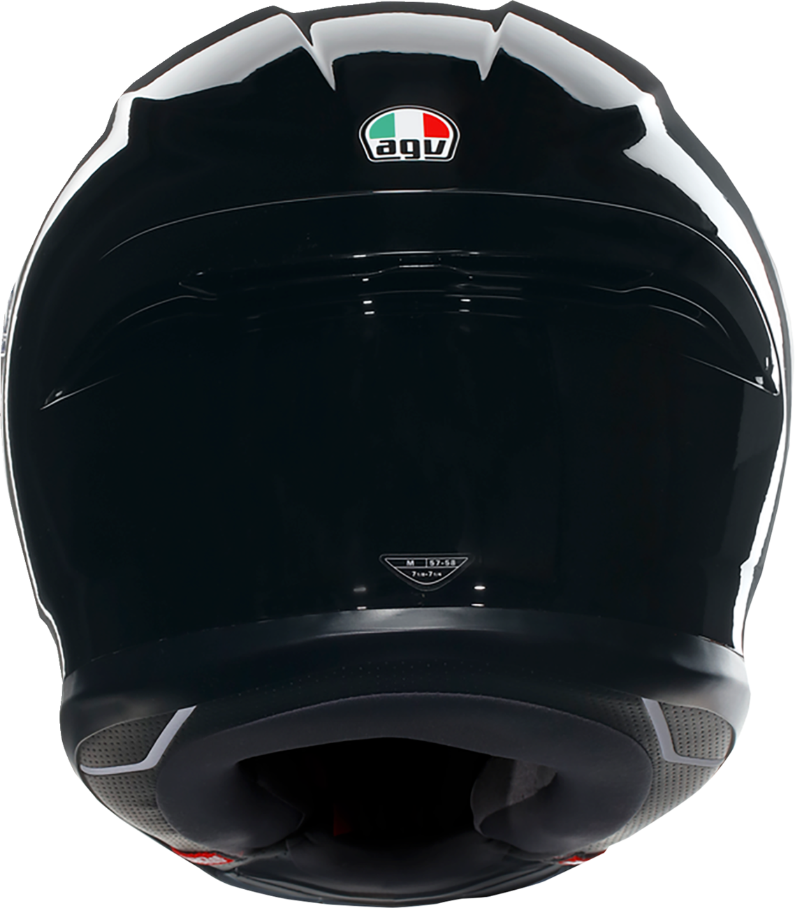 AGV K6 S Solid — Black — angle 4