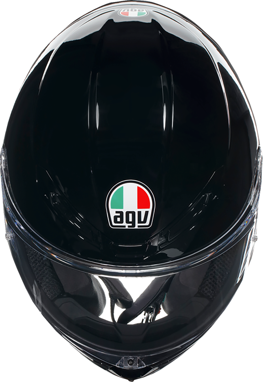 AGV K6 S Solid — Black — angle 7