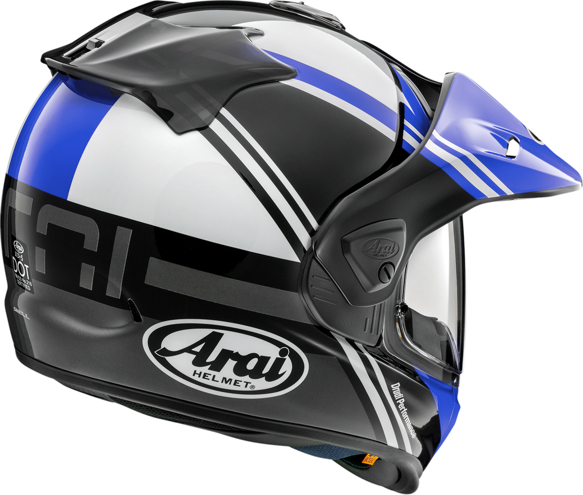 Arai XD-5 Cosmic — Cosmic Blue — angle 2