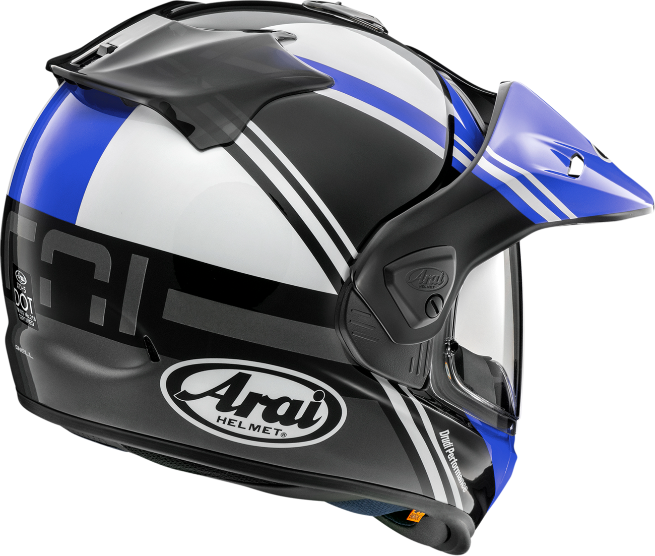 Arai XD-5 Cosmic — Cosmic Blue — angle 2