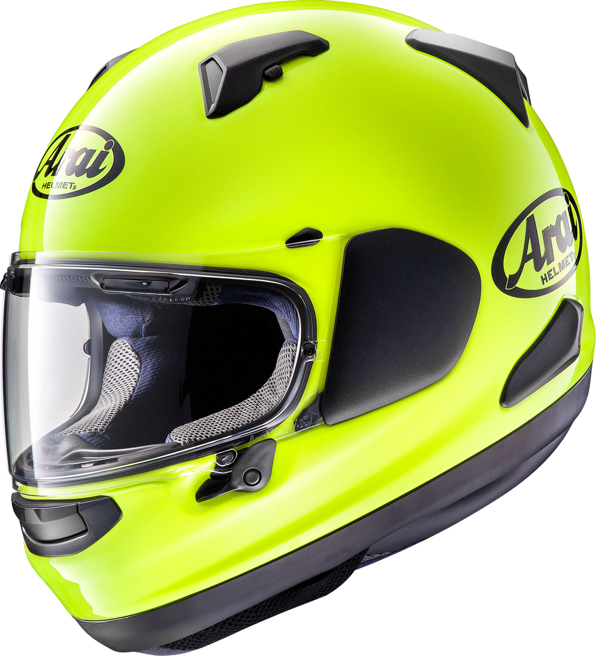 Arai Signet-X Solid — Fluorescent Yellow