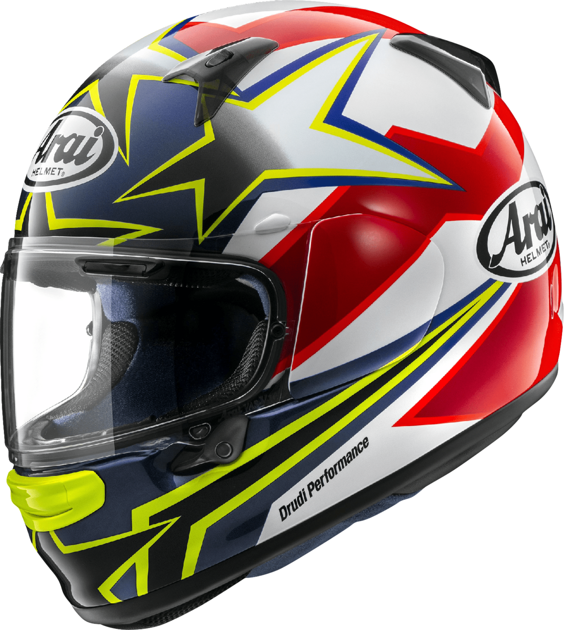 Arai Regent-X Stars & Stripes — Stars & Stripes Yellow