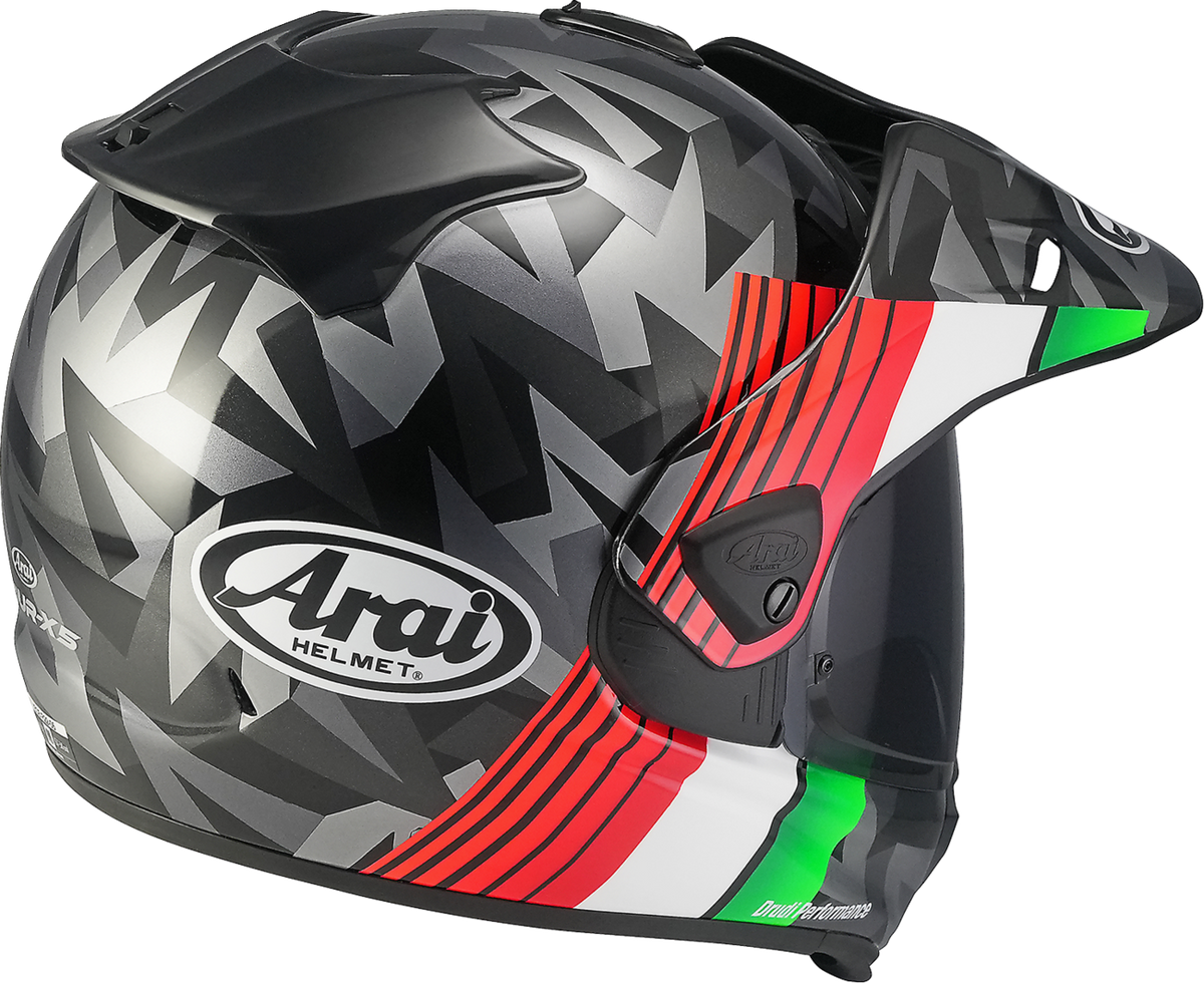 Arai XD-5 Nation Helmet — Italy — Nation Italy — angle 2