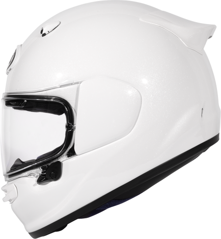 Arai Contour-X Solid — Diamond White — angle 8