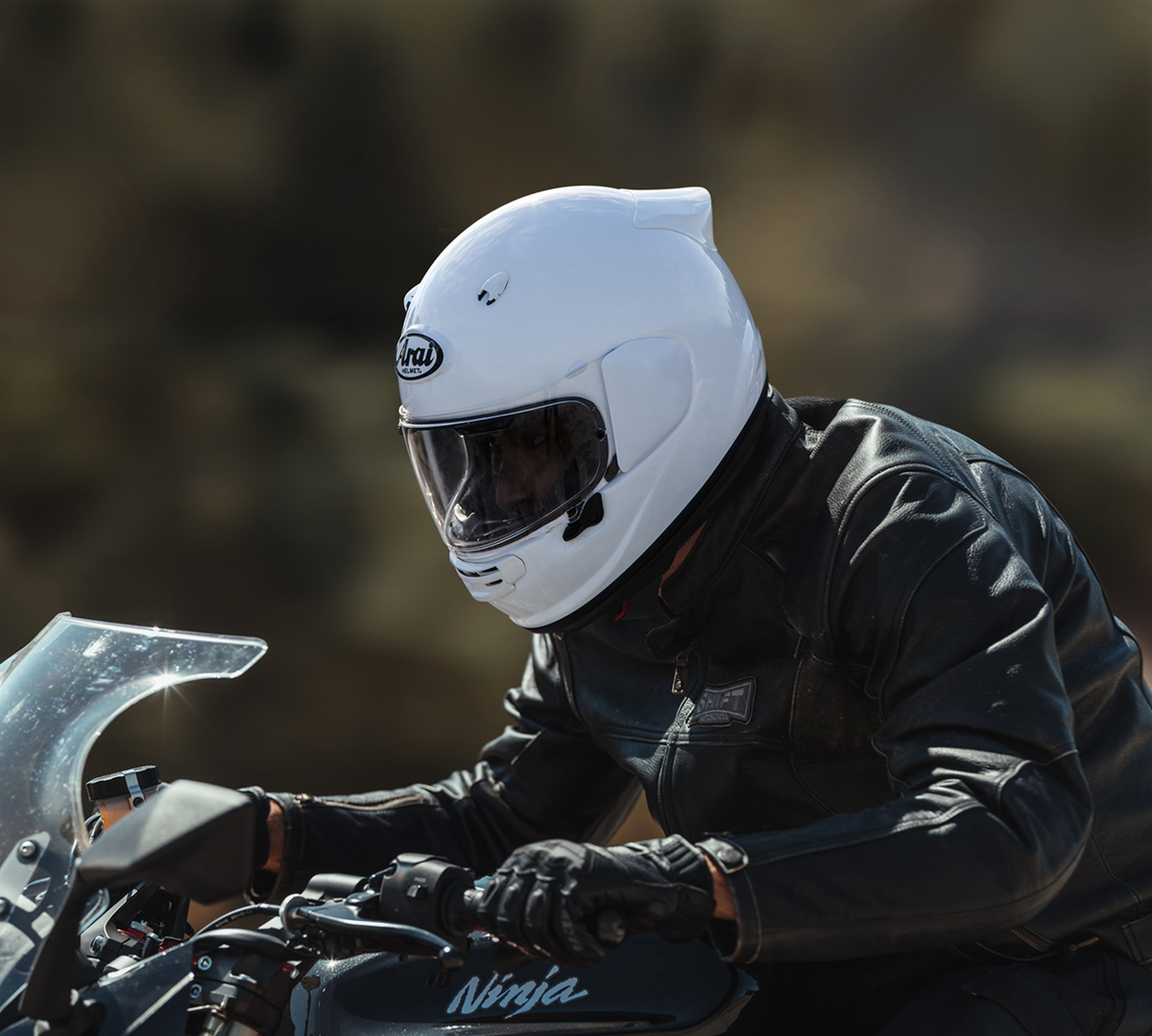 Arai Contour-X Solid — Diamond White — angle 9