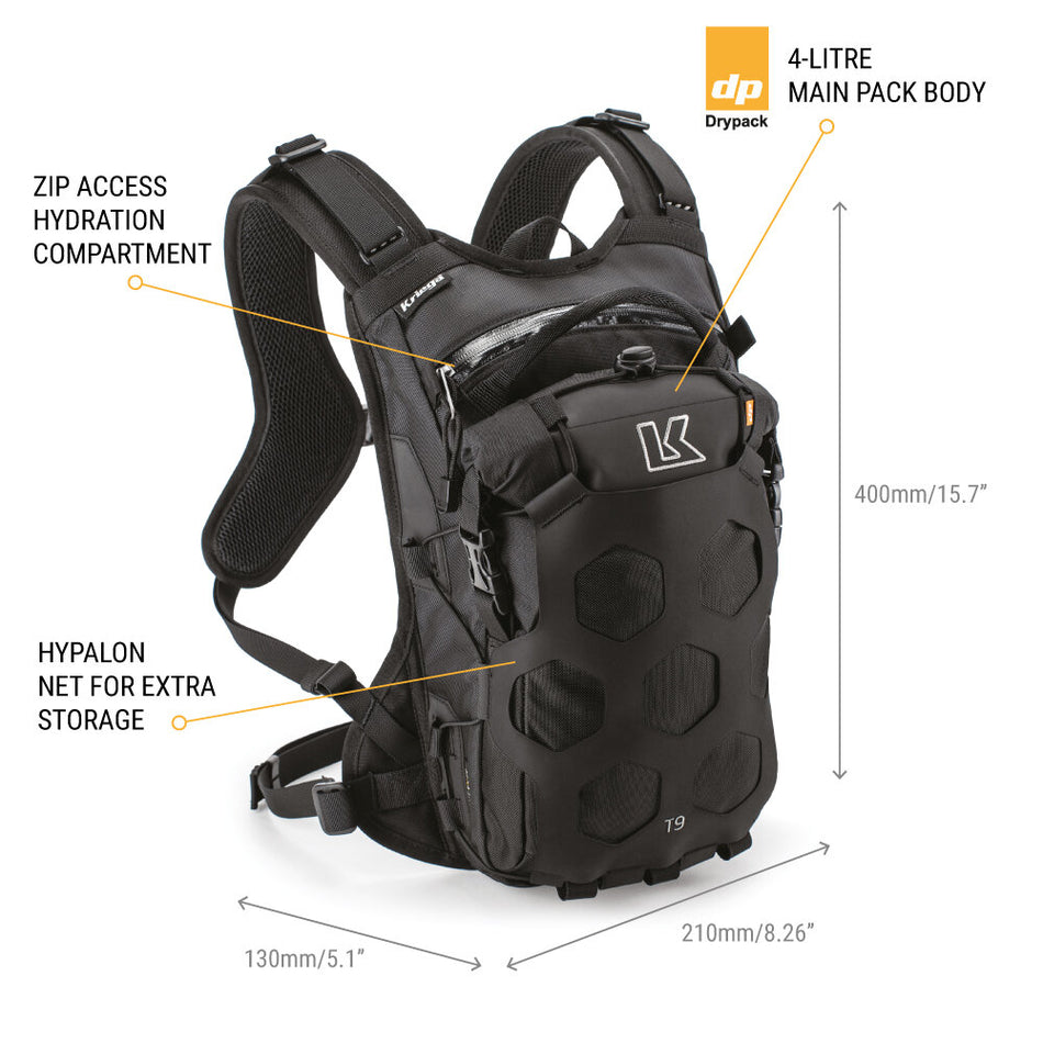 Kriega TRAIL9 ADVENTURE BACKPACK